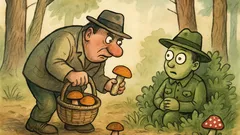 Vtip: Nowak jde na houby a potká…