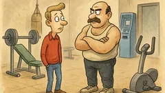 Vtip: Přijde frajer poprvé do posilovny…