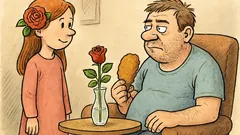 Vtip: Tati, proč se sestra jmenuje Růže?