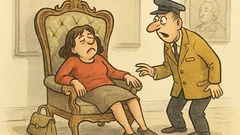 Vtip: Silvie se sesune do křesla