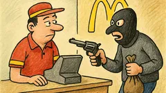 Vtip: Lupič v McDonaldu: „Pokladnu, rychle!“