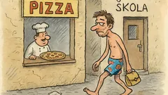 Vtip: Když jdeš do školy v plavkách