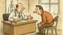 Vtip: Doktore! Zasekla se mi tříská do zadku!