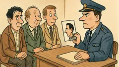 Vtip: Tři muži na pohovoru u policie