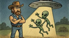 Vtip: Mimozemšťani se jednou pokusili unést Chucka Norrise