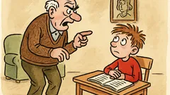 Vtip: Jak to, že máš z dějepisu čtyřku?