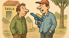 Vtip: Víš, do jaké pistole v Africe...