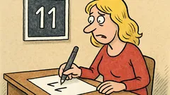 Vtip: Proč blondýna nezvládne napsat 11?