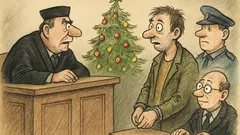 Vtip: Obžalovaný u soudu o Vánocích…