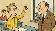 Vtip: Pane učiteli, smím mluvit bez ptaní?