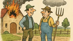 Vtip: Sedlák si pojistil statek proti krupobití