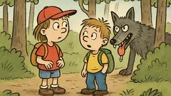 Vtip: Dvě děti v lese: Mám hlad