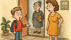 Vtip: Honzík: „Mami, vyhodili mě ze školy!“