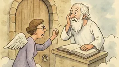 Vtip: Zaklepání na nebeskou bránu…