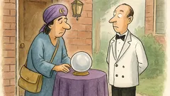 Vtip: Přijde médium na pohovor ke šlechtě