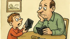 Vtip: Tati, potřebuju opravit peněženku…