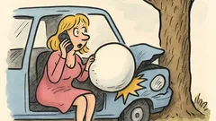 Vtip: Blondýna volá manželovi: mám zprávy