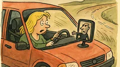 Vtip: Blondýnka řídí, GPS chce vystoupit