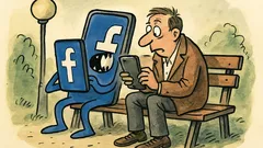 Vtip: Co je modré a žere čas?