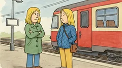 Vtip: Dvě blondýny na nádraží mrznou