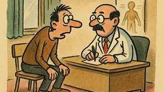 Vtip: Přijde člověk k lékaři, je pes