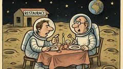 Vtip: Slyšel jsi o restauraci na Měsíci?
