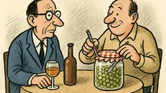 Vtip: Celý večer konverzuju s vzdělancem…