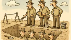 Vtip: Během vykopávek odkryli méně zkušené kolegy