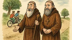 Vtip: Cyril a Metoděj přišli o kolo