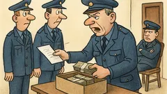 Vtip: Policajti mají výplatu, nadporučík volá jména…