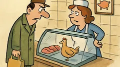 Vtip: Paní prodavačko, kuře má jednu nohu!