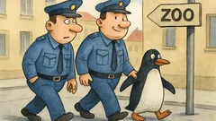 Vtip: Dva policajti najdou tučňáka