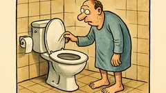 Vtip: Pokud žijete sami, pozor na prkénko