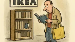 Vtip: Koupil jsem si v Ikee knihu…