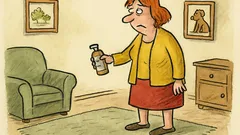 Vtip: Včera jsem na psa vylila odstraňovač skvrn