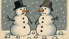 Vtip: Dva sněhuláci stojí a koukají...