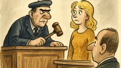 Vtip: Soudce se ptá blondýnky u soudu