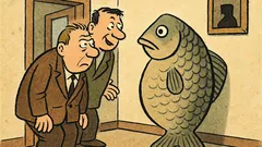 Vtip: Pořádně vykrmený rybík na chodbě…