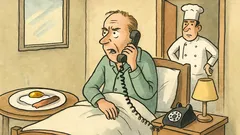 Vtip: Hotelový host volá do restaurace…