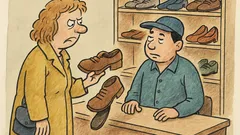 Vtip: Koupila jsem boty na tržnici…