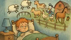 Vtip: Hyperaktivní dítě počítá ovečky před spaním