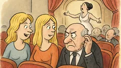 Vtip: Dvě blondýnky se baví při opeře