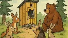 Vtip: Zvířátka v lese postaví kadibudku…