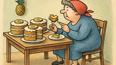 Vtip: Teta zjistila, že ananas hubne…