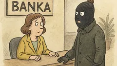 Vtip: Přišel do banky v masce…