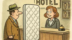 Vtip: Přijde host za recepční: „Poslal jsem postel.“