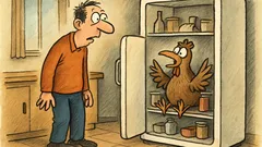 Vtip: Když zapomeneš zaklepat na ledničku…