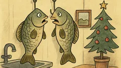 Vtip: Kapr říká Pepovi: věříš po Vánocích?