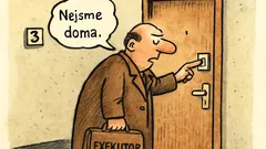 Vtip: Přijde exekutor k bytu a zazvoní…