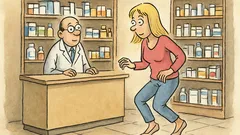Vtip: Proč blondýna v lékárně chodí po špičkách?